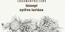 Takarmányboltunk ünnepi nyitva tartása